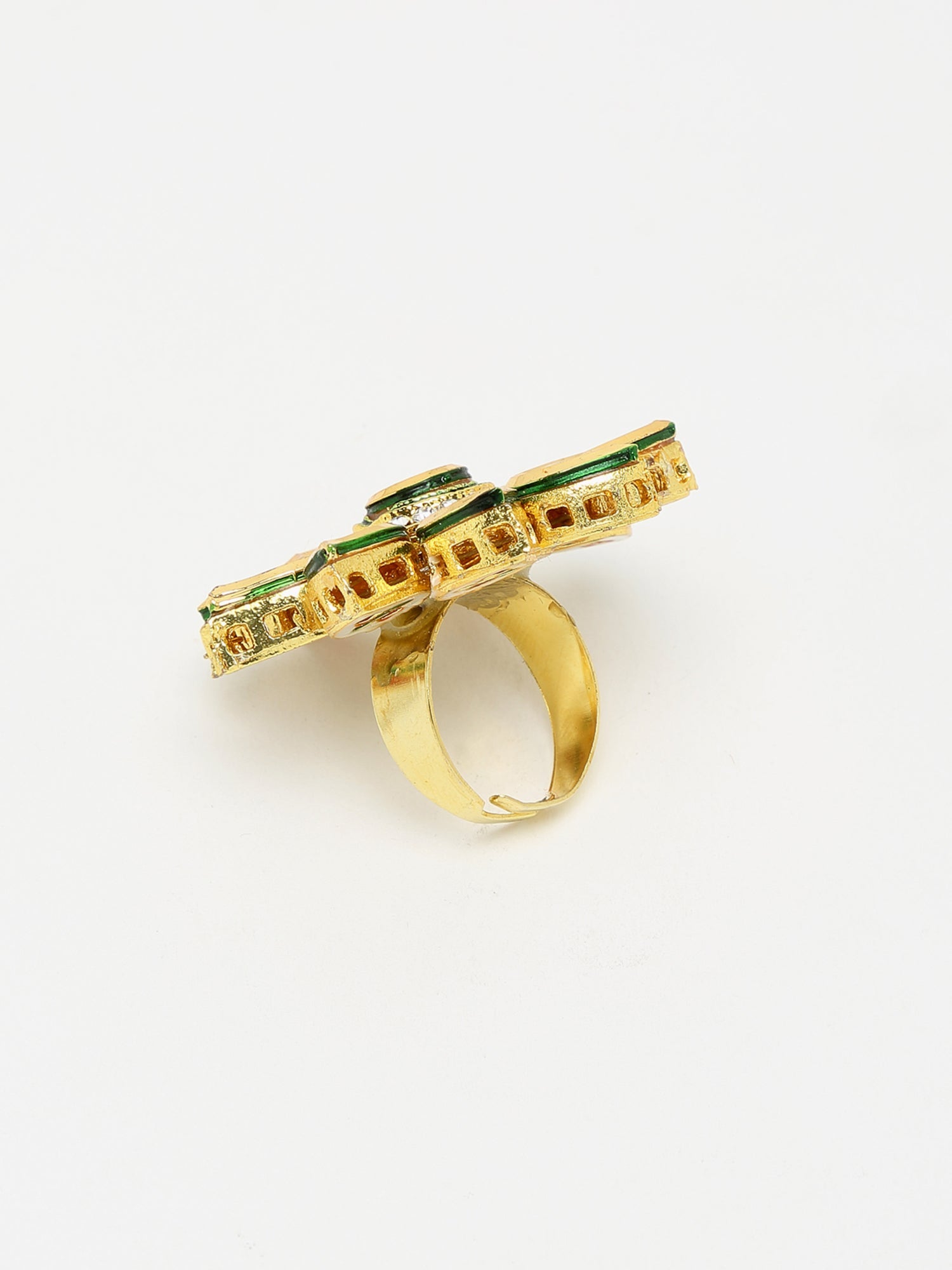 Kundan Ring - Ruby Raang - Distacart