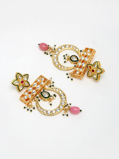 Kundan Earrings - Ruby Raang - Distacart