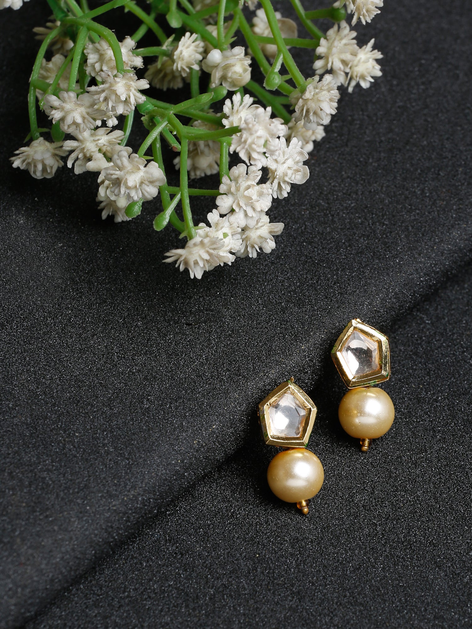 Kundan Studs - Ruby Raang - Distacart