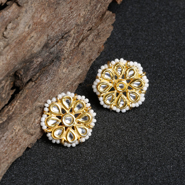Kundan Studs - Ruby Raang - Distacart