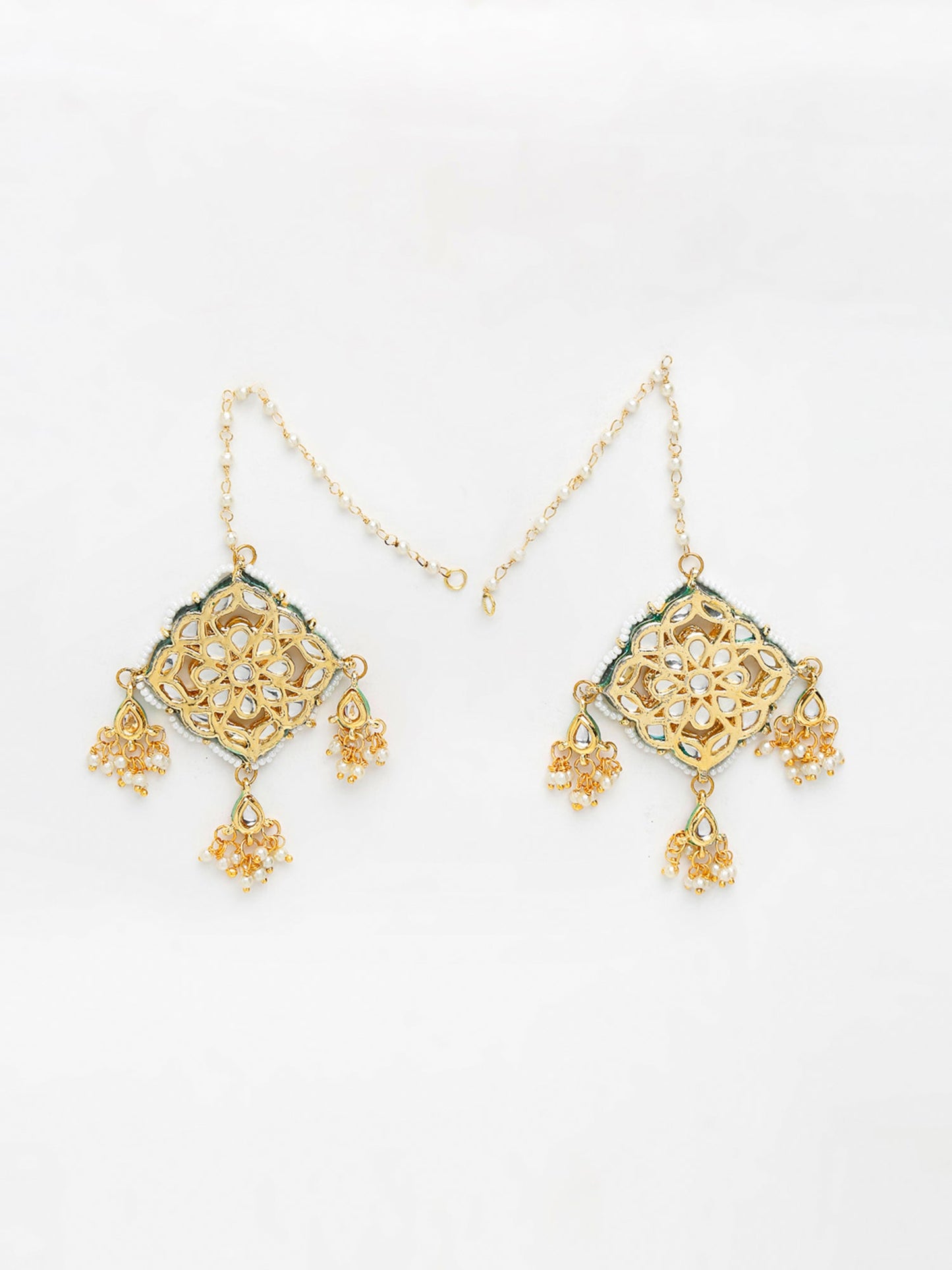 Kundan Studs - Ruby Raang - Distacart