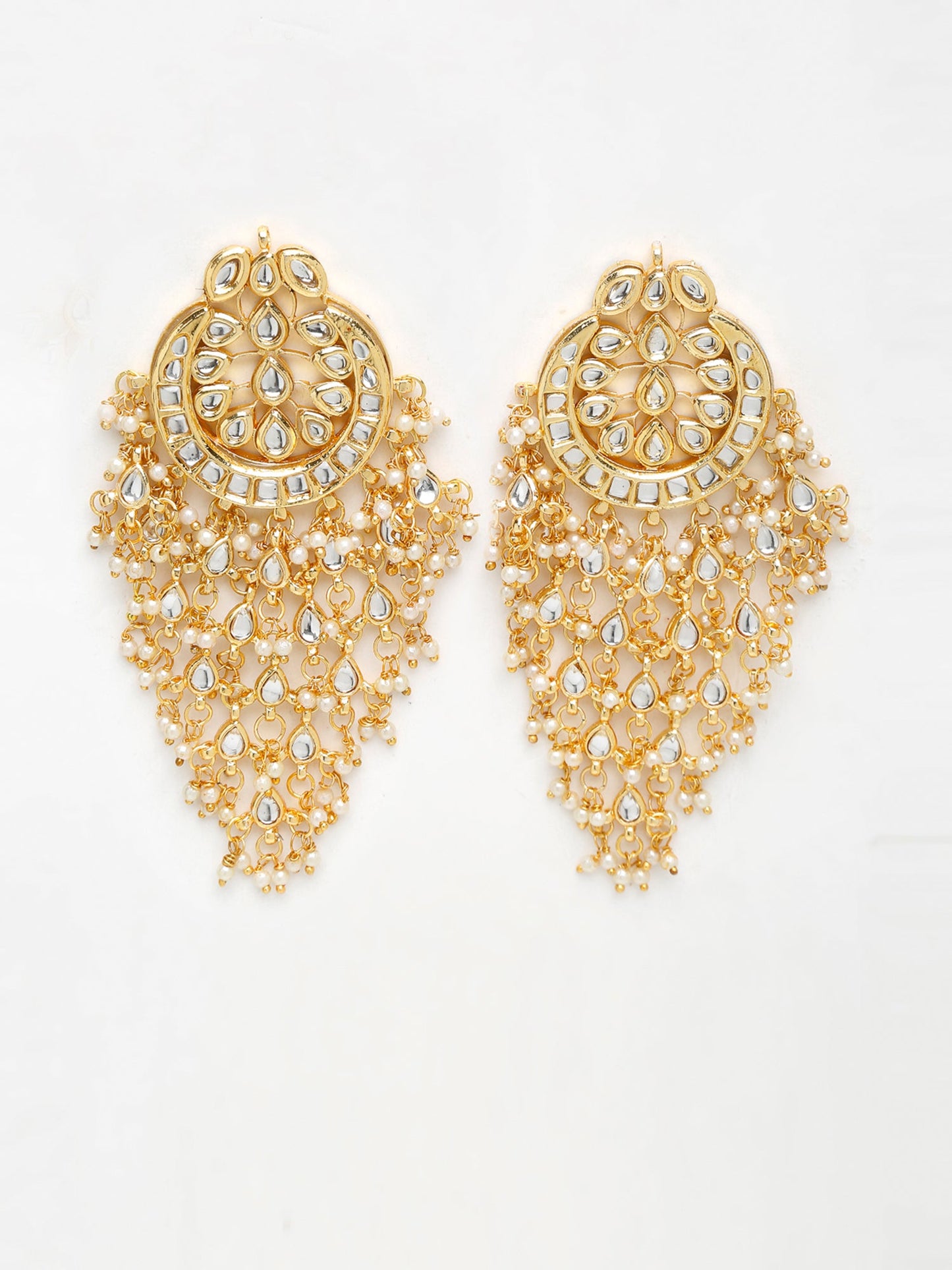 Kundan Earrings - Ruby Raang - Distacart