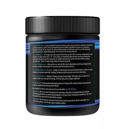 Inlife BCAAs Powder Orange Flavour