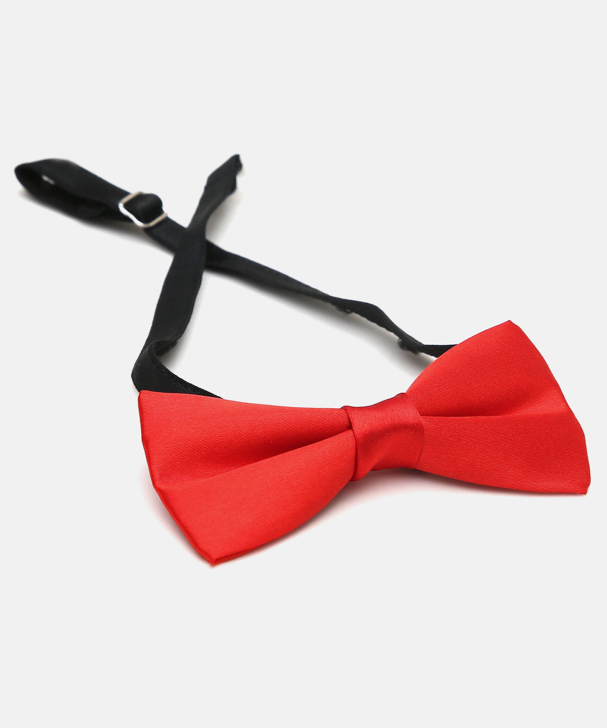 Manet Boys Solid Single Layer Bow - Red - Distacart