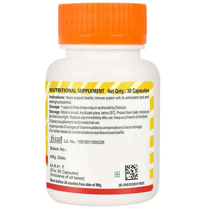 Bakson's Vitamin C Plus & Zinc Capsules - Distacart