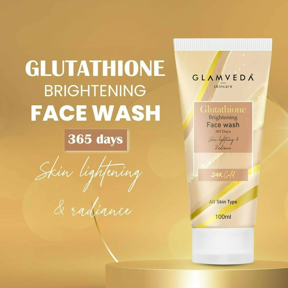 Glamveda Glutathione 24 K Gold Face Wash - Distacart