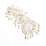 Thumbnail for Mominos Fashion Johar Kamal Handicraft Off White Pearls Earrings - Distacart