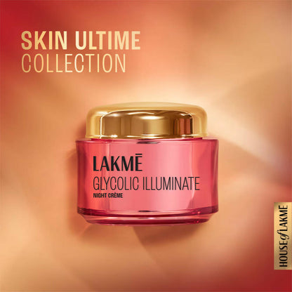 Lakme Glycolic Illuminate Night Creme - Distacart