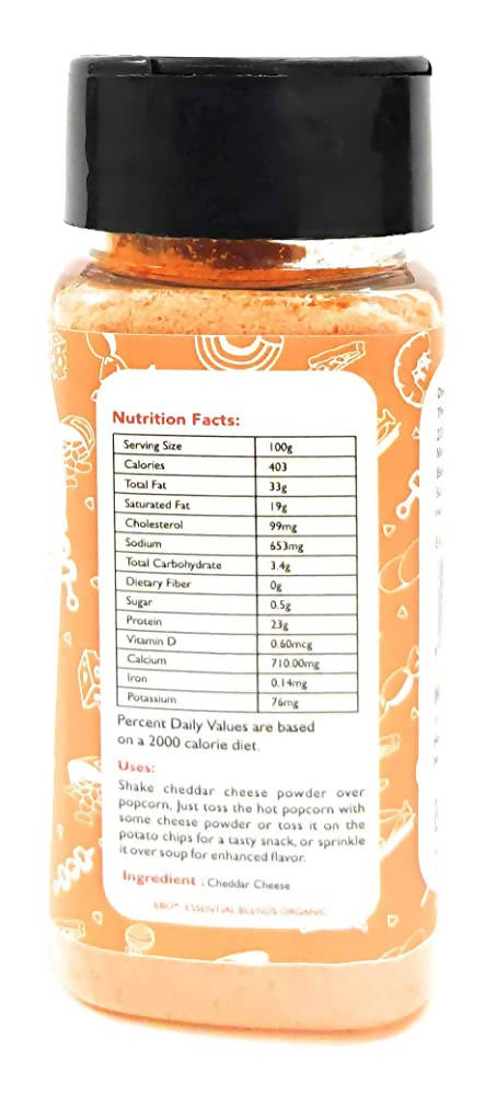 Essential Blends Organic Cheddar Cheese Powder - Distacart