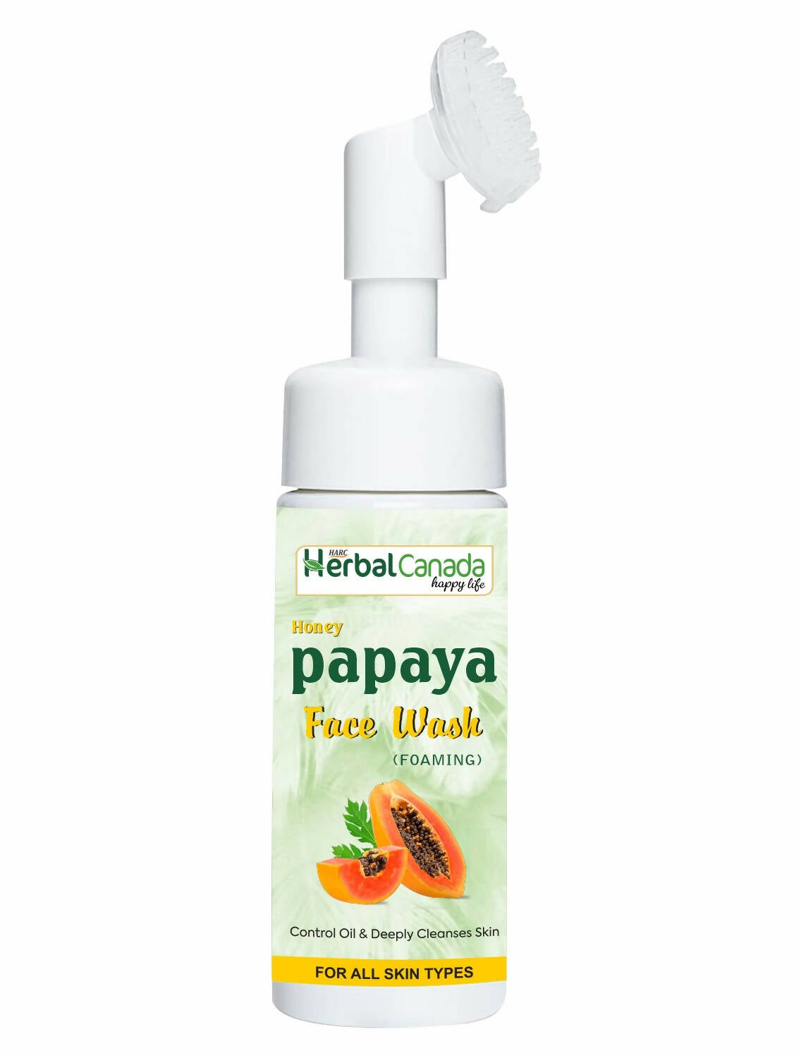 Herbal Canada Honey Papaya Foaming Face Wash - Distacart