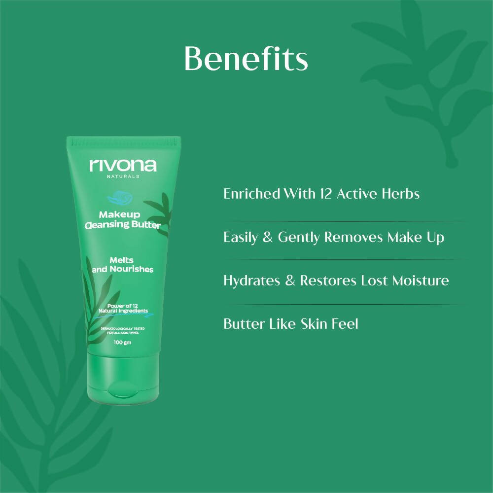 Rivona Naturals Makeup Cleansing Butter - Distacart