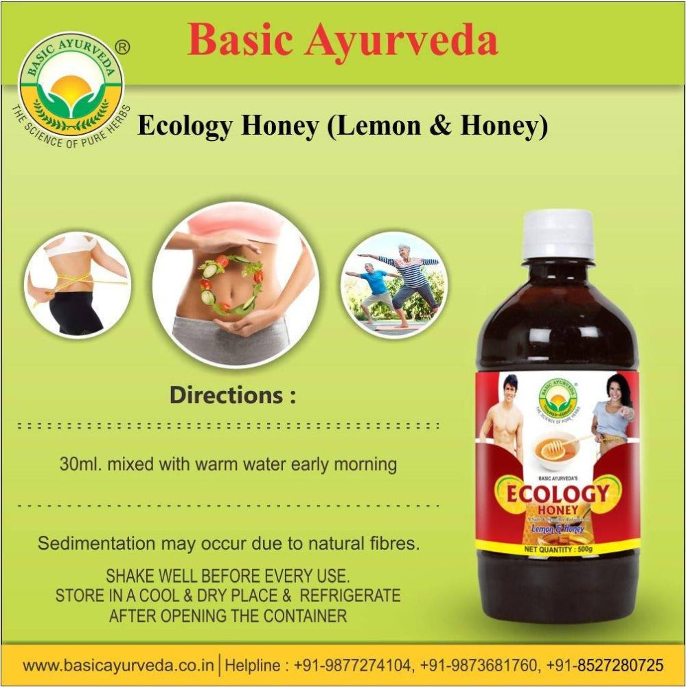Basic Ayurveda Ecology Honey Directions