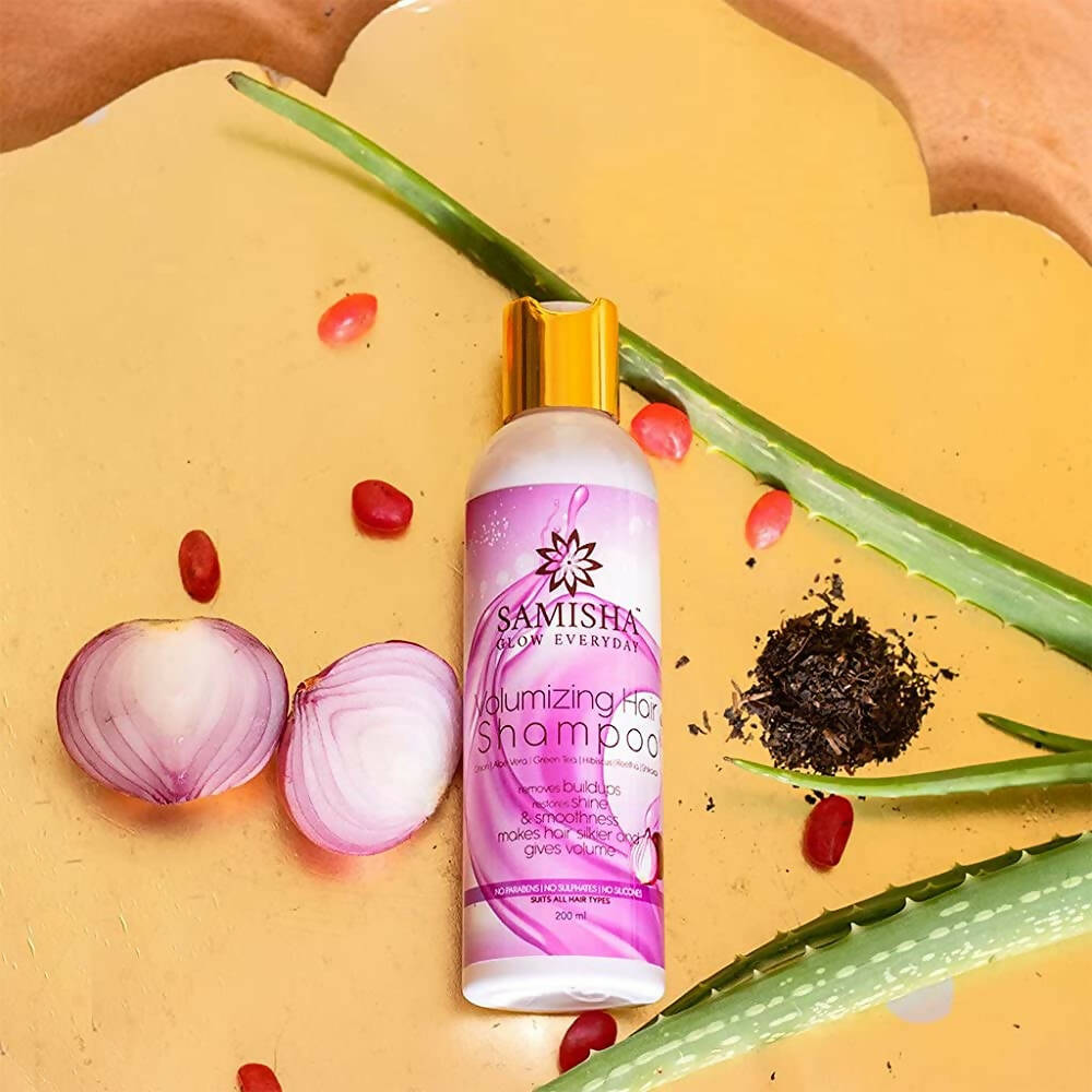 Samisha Organic Red Onion Volumizing Shampoo - Distacart