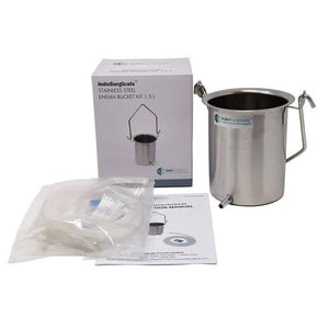 Indo Surgicals Stainless Steel Enema Bucket Kit