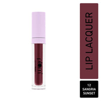 Thumbnail for Plum Glassy Glaze Lip Lacquer 3-in-1 Lipstick + Lip Balm + Gloss 12 Sangria Sunset - Distacart