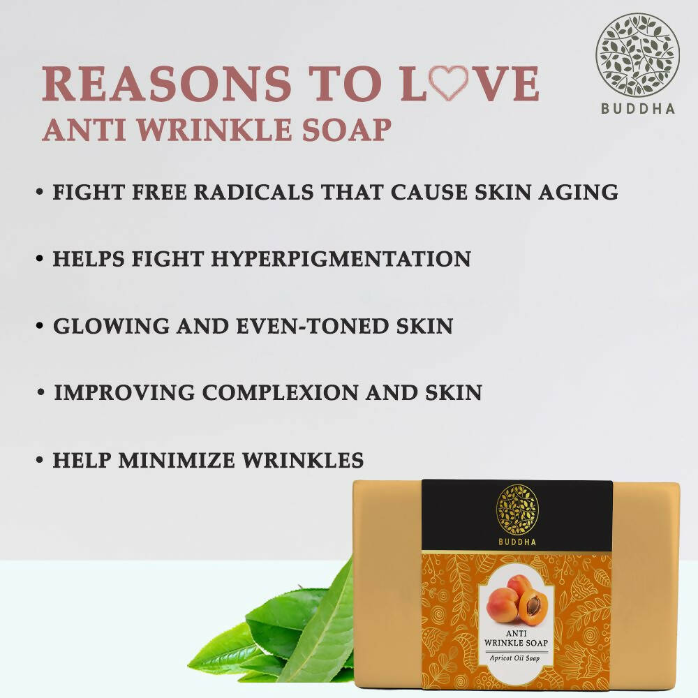 Buddha Natural Anti Wrinkle Soap - Anti Ageing to Reduce Wrinkles, Fine Lines - Distacart
