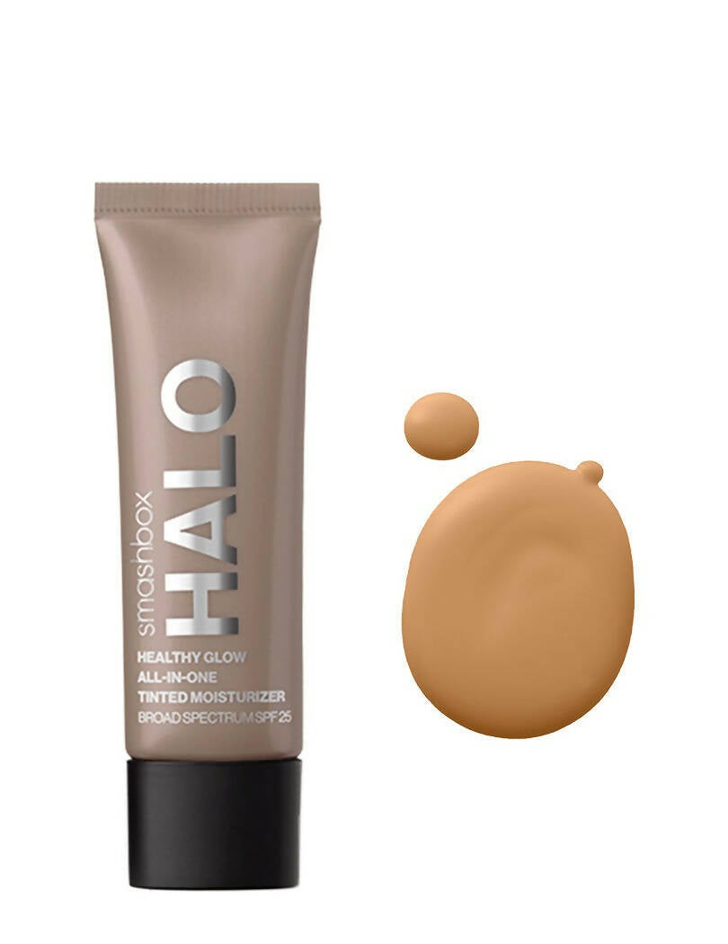 Smashbox Halo Healthy Glow All-in-one Tinted Moisturizer With SPF 25 Travel Size- Medium Tan - Distacart