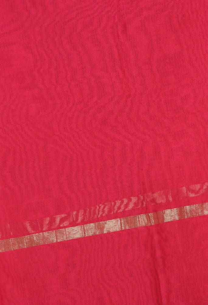 Mominos Fashion Magenta Banarsi Piping Dupatta