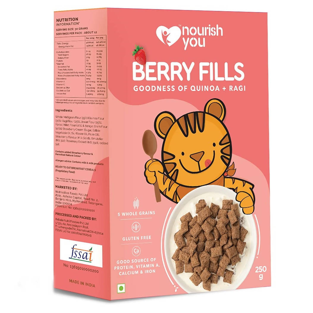Nourish You Berry Fills Goodness of Quinoa and Ragi