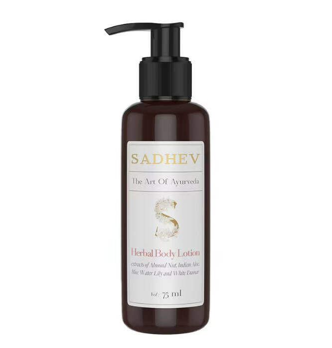 Sadhev Herbal Body Lotion - Almond & Aloe - Distacart