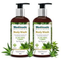 Thumbnail for Medimade Wellness Aloevera & Neem Body Wash - Distacart