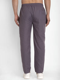 Thumbnail for Jainish Men's Grey Solid Cotton Track Pants ( JOG 011Grey ) - Distacart