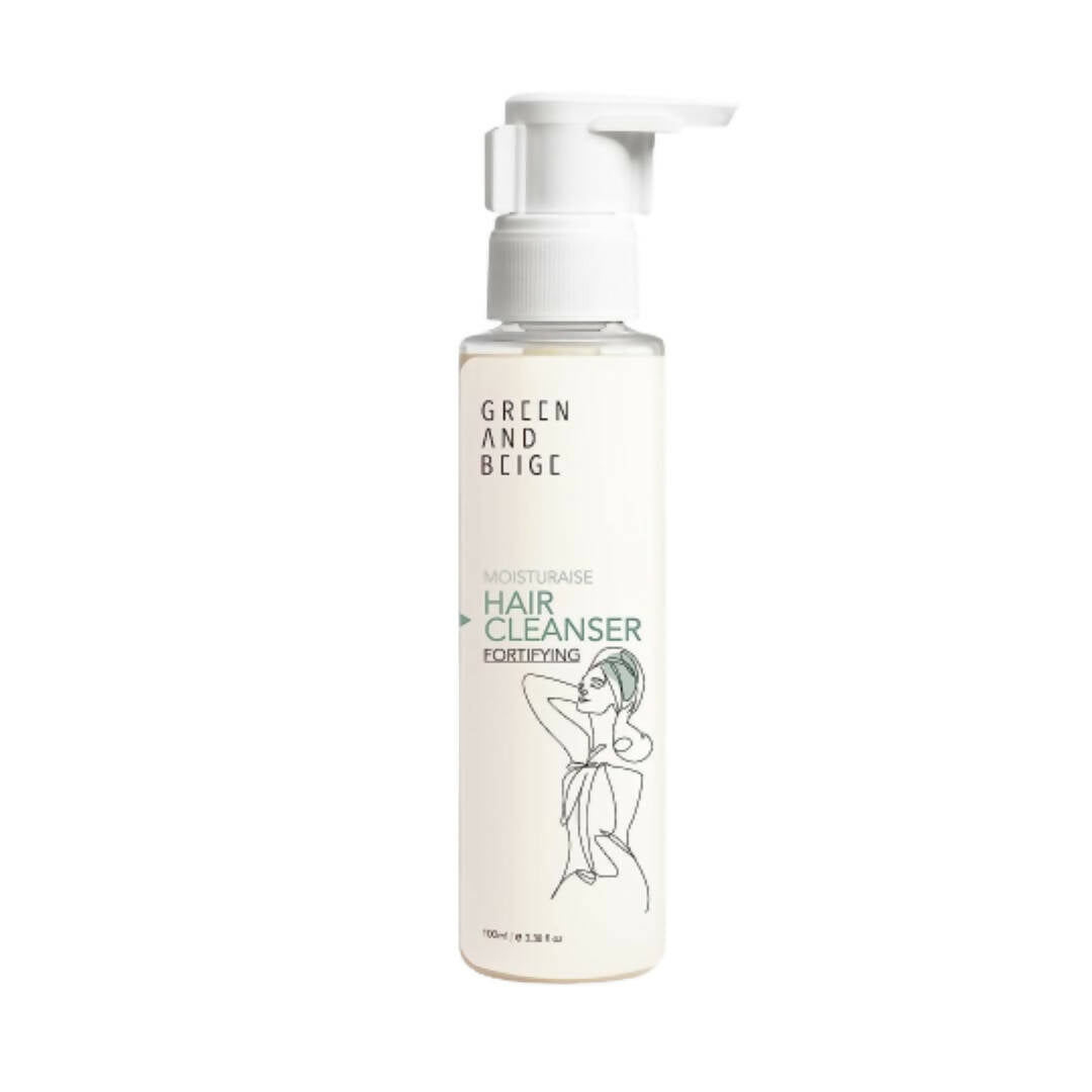 Green And Beige Moisturaise Fortifying Hair Cleanser - Distacart
