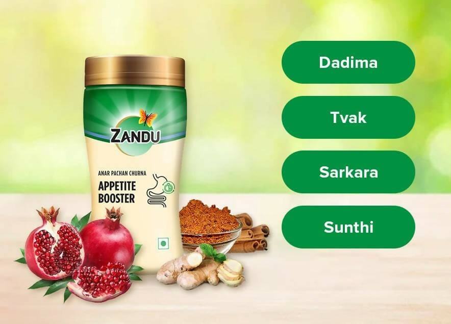 Zandu Appetite Booster Anar Pachan Churna - Distacart