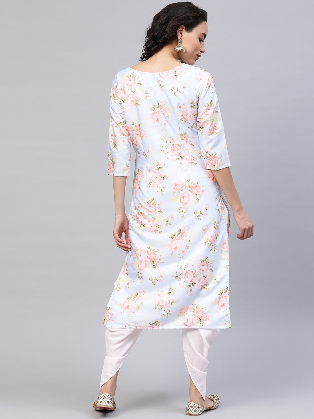 Buy Festival Wear Lilac Digital Printed Pure Muslin Kurti With Pant Online  From Surat Wholesale Shop.