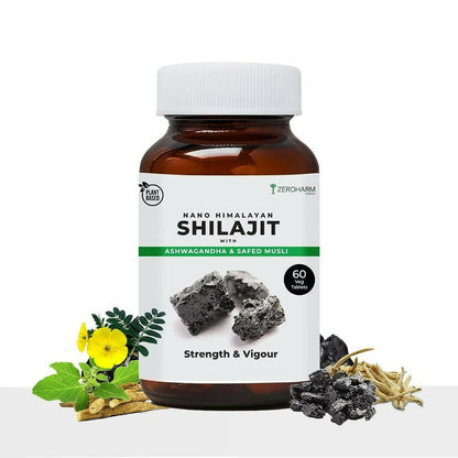 Zeroharm Nano Himalayan Sj With Ashwagandha, Safed Musli - Distacart
