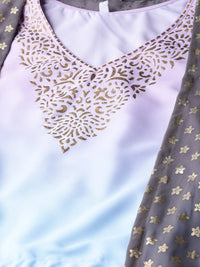 Thumbnail for Ahalyaa Women Printed Crop Top With Shrug Set