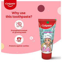Thumbnail for Colgate Kid's Barbie Anticavity Toothpaste - Strawberry Flavor - Distacart