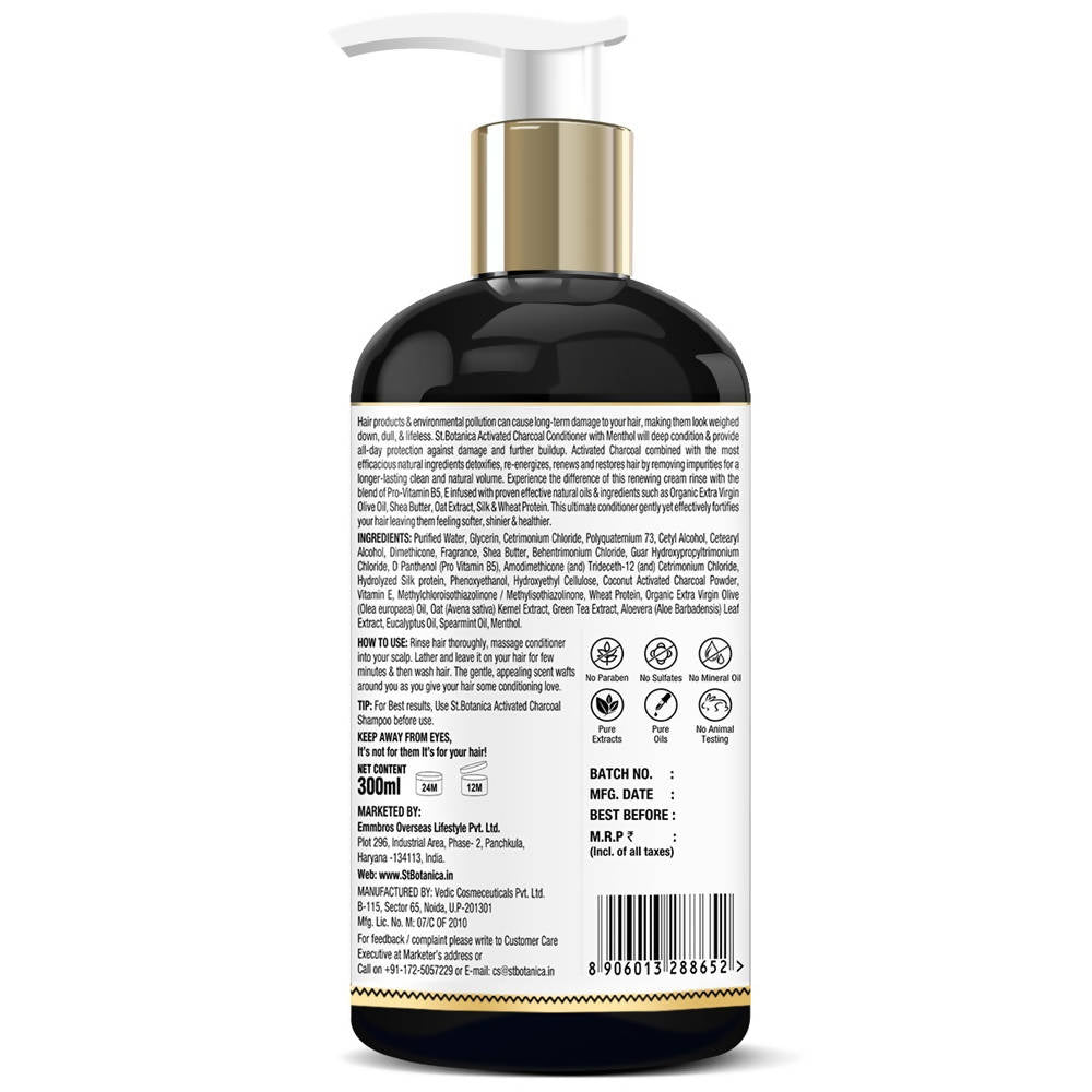 St.Botanica Activated Charcoal Conditioner