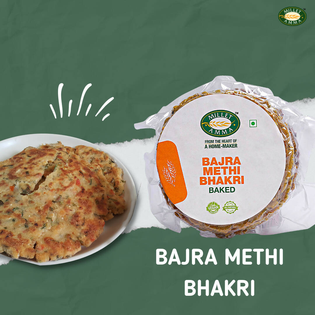 Millet Amma Baked Bajra Methi Bhakhri - Distacart