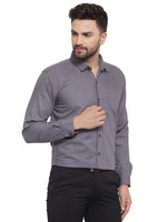 Thumbnail for Jainish Men's Cotton Solid Charcoal Grey Formal Shirt's ( SF 361Charcoal ) - Distacart