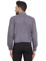 Thumbnail for Jainish Men's Cotton Solid Charcoal Grey Formal Shirt's ( SF 361Charcoal ) - Distacart