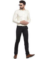 Thumbnail for Jainish Men's Cotton Solid Cream Formal Shirt's ( SF 361Cream ) - Distacart