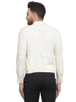 Thumbnail for Jainish Men's Cotton Solid Cream Formal Shirt's ( SF 361Cream ) - Distacart
