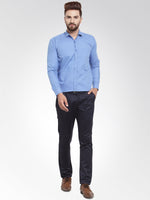 Thumbnail for Jainish Men's Cotton Solid Light Blue Formal Shirt's ( SF 361Light-Blue ) - Distacart