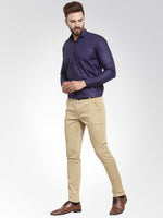 Thumbnail for Jainish Men's Cotton Solid Navy Blue Formal Shirt's ( SF 361Navy ) - Distacart