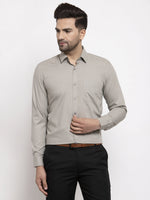 Thumbnail for Jainish Men's Cotton Solid Steel Grey Formal Shirt's ( SF 361Steel-Grey ) - Distacart