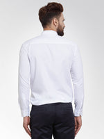 Thumbnail for Jainish Men's Cotton Solid White Formal Shirt's ( SF 361White ) - Distacart