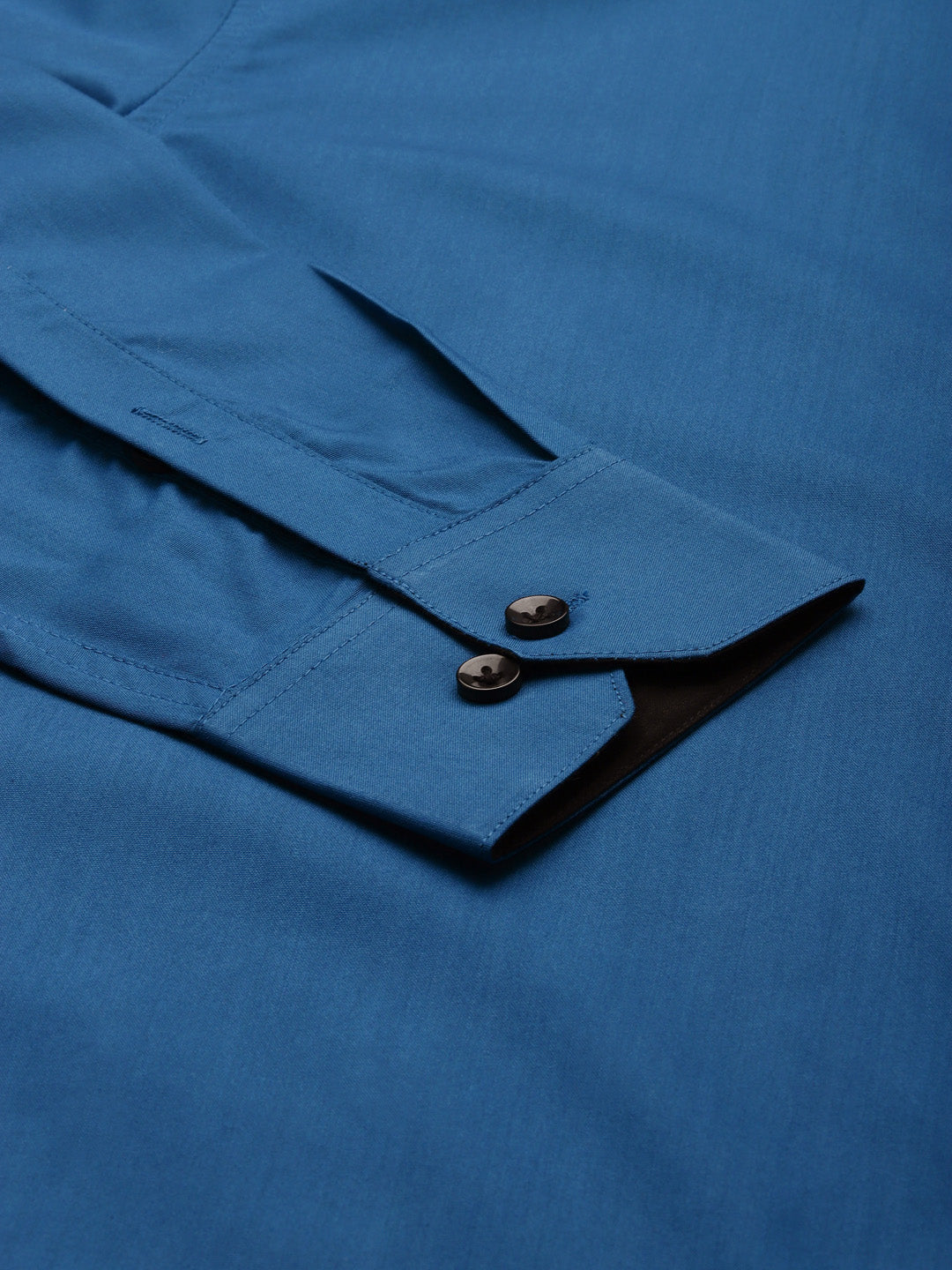 Jainish Pecock Green Formal Shirt with black detailing ( SF 411Peacock ) - Distacart