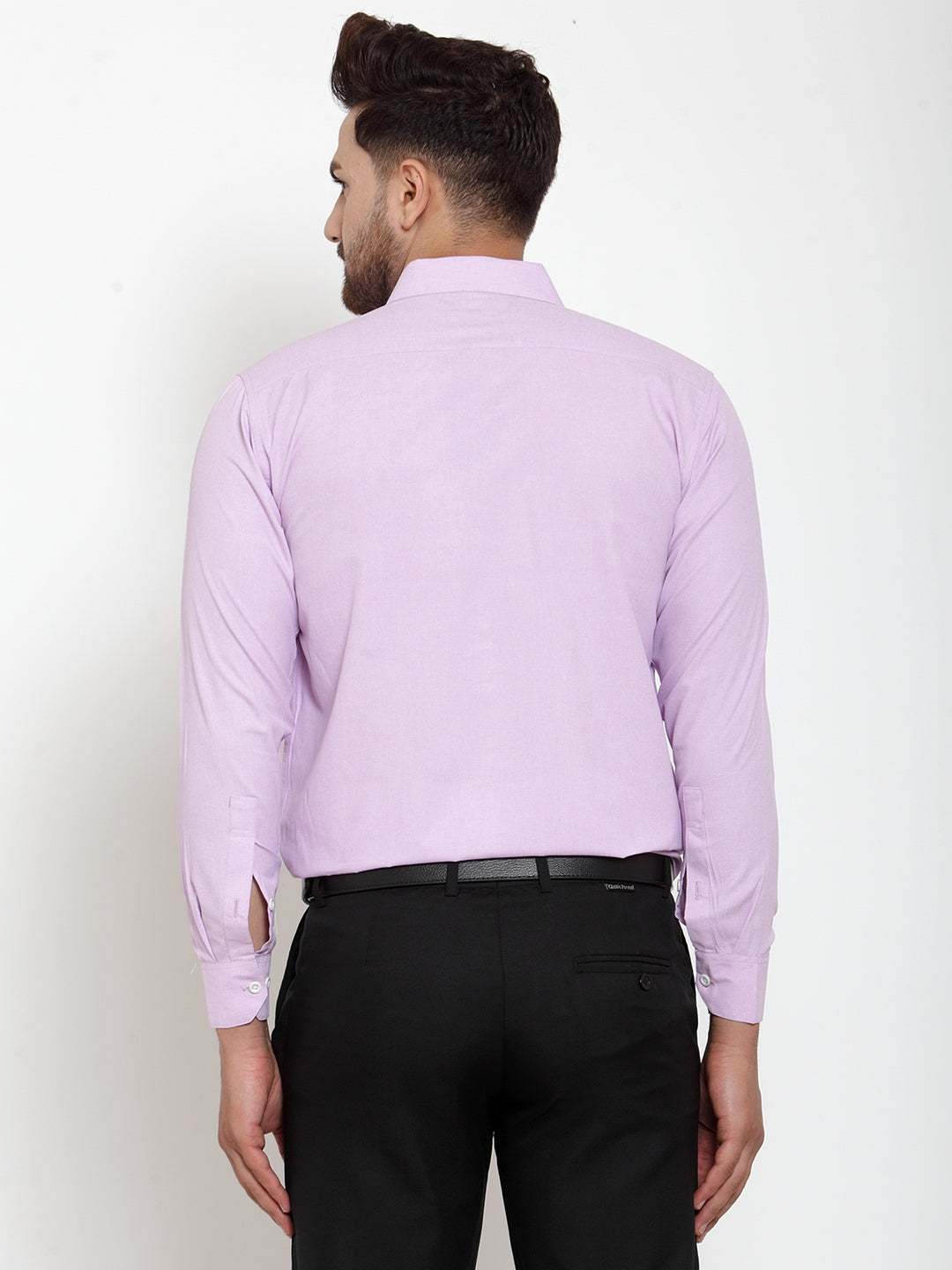 Jainish Light-Purple Formal Shirt with white detailing ( SF 419Light-Purple ) - Distacart