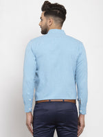 Thumbnail for Jainish Pista Green Formal Shirt with white detailing ( SF 419Pista ) - Distacart
