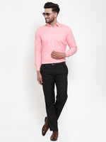Thumbnail for Jainish Red Formal Shirt with white detailing ( SF 419Red ) - Distacart