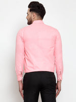 Thumbnail for Jainish Red Formal Shirt with white detailing ( SF 419Red ) - Distacart