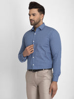Thumbnail for Jainish Blue Men's Cotton Printed Formal Shirts ( SF 428Blue ) - Distacart