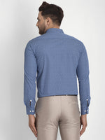 Thumbnail for Jainish Blue Men's Cotton Printed Formal Shirts ( SF 428Blue ) - Distacart