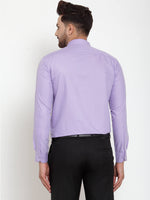 Thumbnail for Jainish Purple Men's Cotton Solid Button Down Formal Shirts ( SF 713Light-Purple ) - Distacart